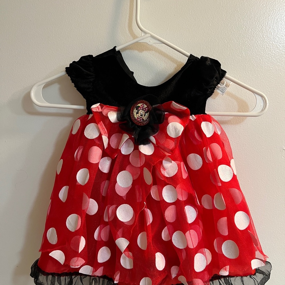 Disney Baby Black Velvet Dress